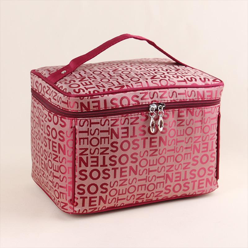 New Folding Portable Large Capacity Portable Cosmetic Storage Box Wash Bag Makeup Bag