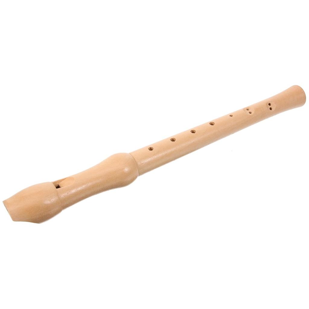 Ibasenice Wooden Soprano Vertical Musical Instrument for Exquisite Perfect for Practice 8-Hole Recorder, Flute, Beginners, Craftsmanship, Portable,