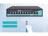 AI Smart PoE Gigabit Switch with 4, 8, or 16 Ports for Network Surveillance