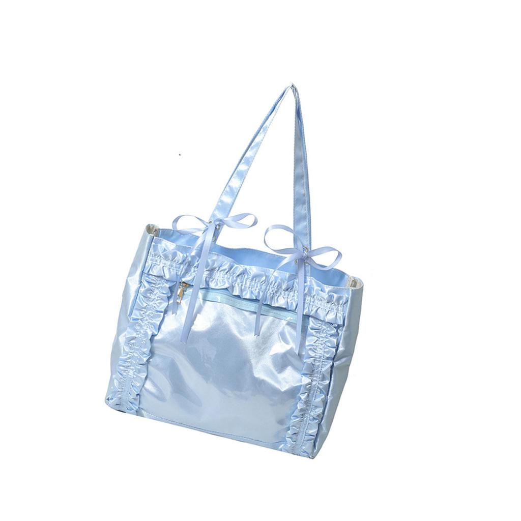 Ita Bag Tote Bag Clear Window for Pins Shoulder Bag Handbag Bag DIY Cosplay Stachel Tote Bag Sweet Bows Purses Gifts