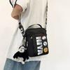 Pánská malá taška s potiskem písmen, taška přes rameno, dámská sportovní crossbody taška