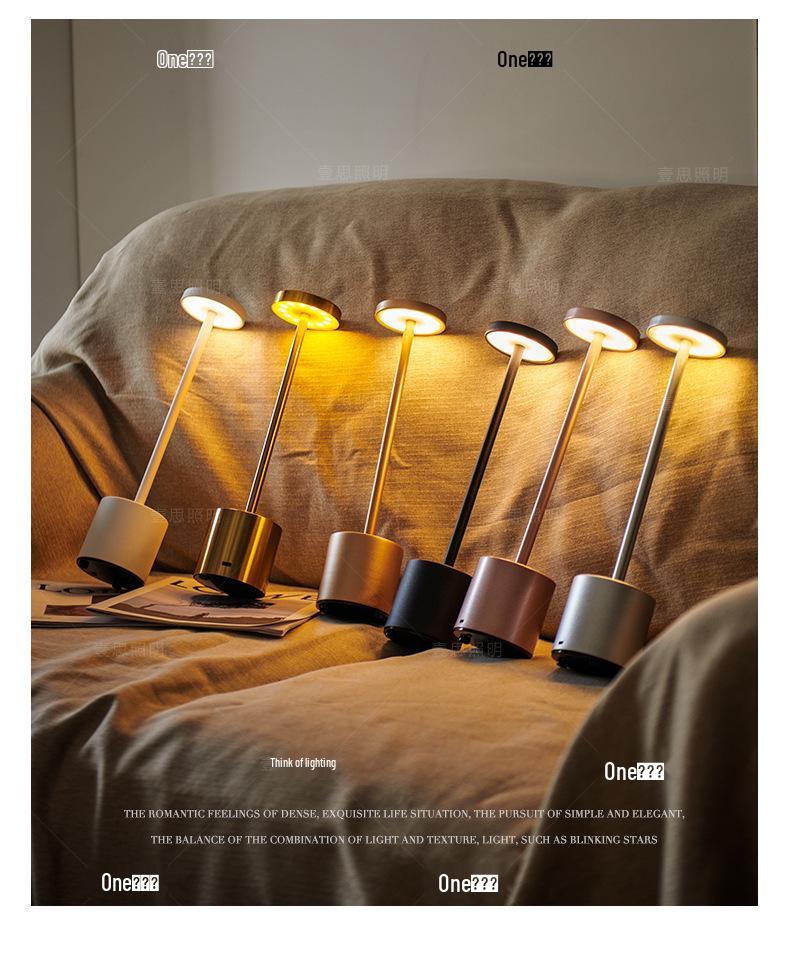 Modern Type-C Touch Desk Lamp: Minimalist I-beam Design with Night Light Functionality