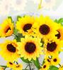 Sunflower Wall Hanging Basket - Artificial Vine for Indoor Decor
