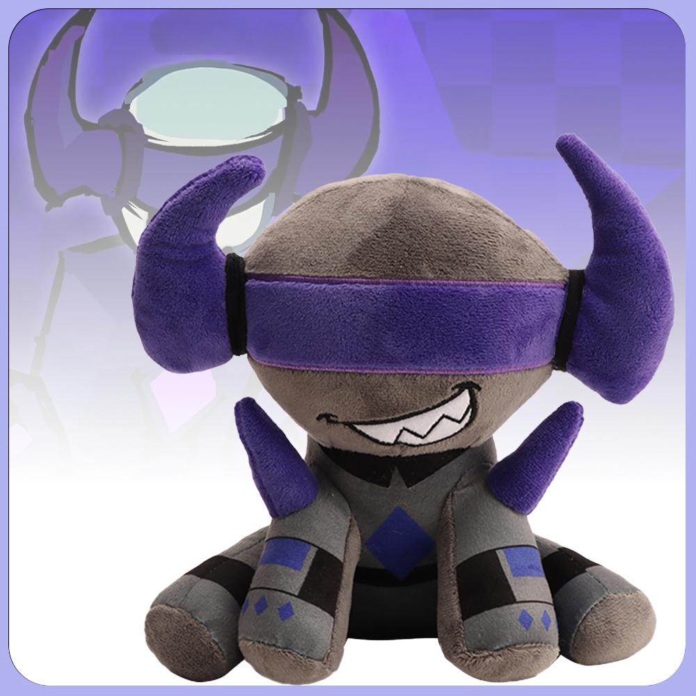 20cm Phighting Ban Hammer Plush Toys Two-horned Cow Plush Toys Game Peripheral Figure Cattle Dolls Fans Birthday Gifts Kids Toys