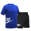 Summer Leisure Sports Fitness Set Printed Lightweight Breathable Quick Drying Two-piece Set
