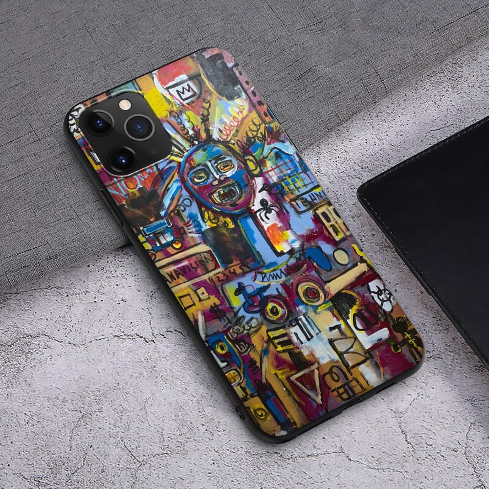 Чехол T102 Jean Michel Basquiat с граффити для iPhone 13 12 Mini 11 Pro XS Max XR X 8 7 6 6S Plus 5 5S SE 2020 iPhone 13