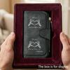 Unique Heart-shaped Men's Large-capacity Wallet with Business Card Slot and Cash Pocket, Suitable for Formal Occasions and Office Use, a Gift for
