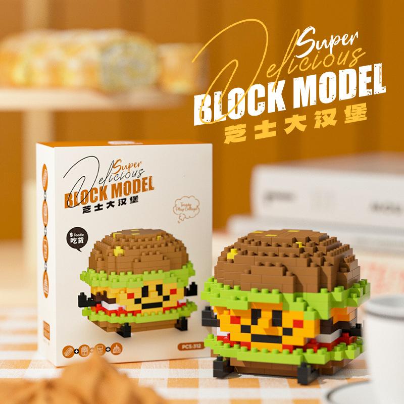 Bloques de Construcción Mini de Frutas Ladrillos Juguetes para Niños Niñas de 6 a 8 Años Micro Bloque Ladrillo Juegos Puzzle Infantil Regalo de Cumpleaños Niño