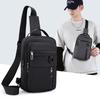 Men's Multi-Functional Chest Sling Bag – Stylish Nylon Crossbody with Multiple Compartments for Outdoor Sports