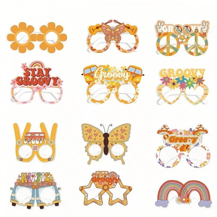 2025 Hipster 3D Paper Glasses - Hot-Selling Party Props for Kids & Adults