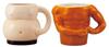 Sun Art Before and After Pair of SAN2535 "Diet" Mugs, 400ml/250ml,