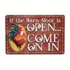 Vintage Chicken Coop Funny Sign, Farm Fresh Eggs Rustic Decor Plaque