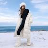 Women's Long 90% White Duck Down Puffer Jacket