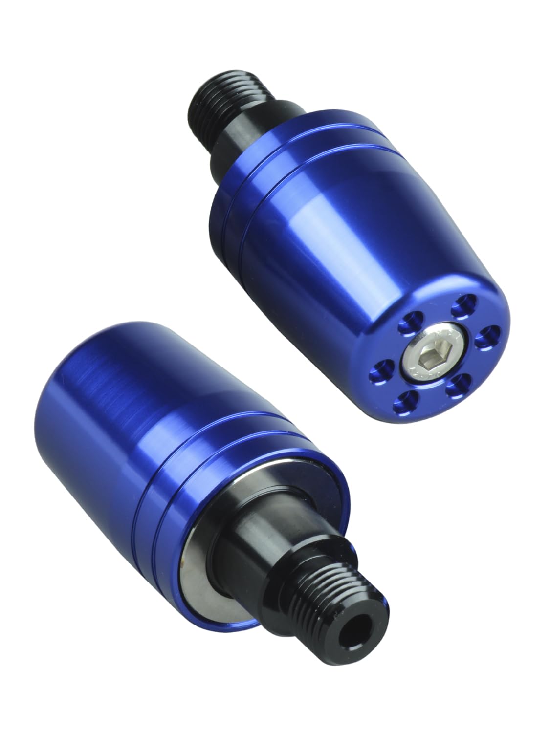 

POSH FAITH Мотоциклетные аксессуары Концевики руля Сверхтяжелые тип M16 для оригинальных рулей Yamaha Синий [Сделано в Японии] MT-09 MT-07 и т.д. синий