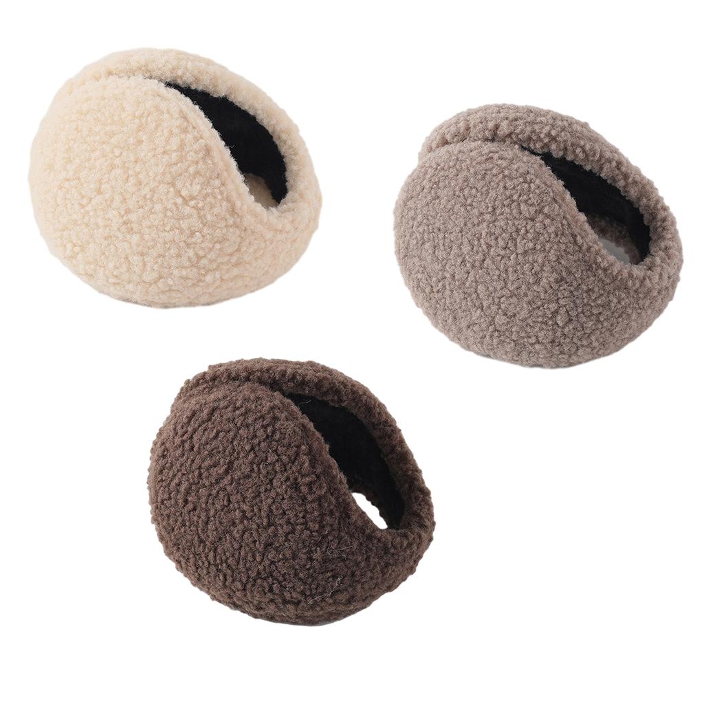 Plush Ear Warmer for Students Adult Windproof Winter Earmuff Eye-Catching Multiple Color Can Choose Skiing Keep Ear Warm