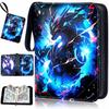 Trading Card Album 520 Slots 4 Compartments Waterproof Wear-Resistant 24x18x5cm Multicolor