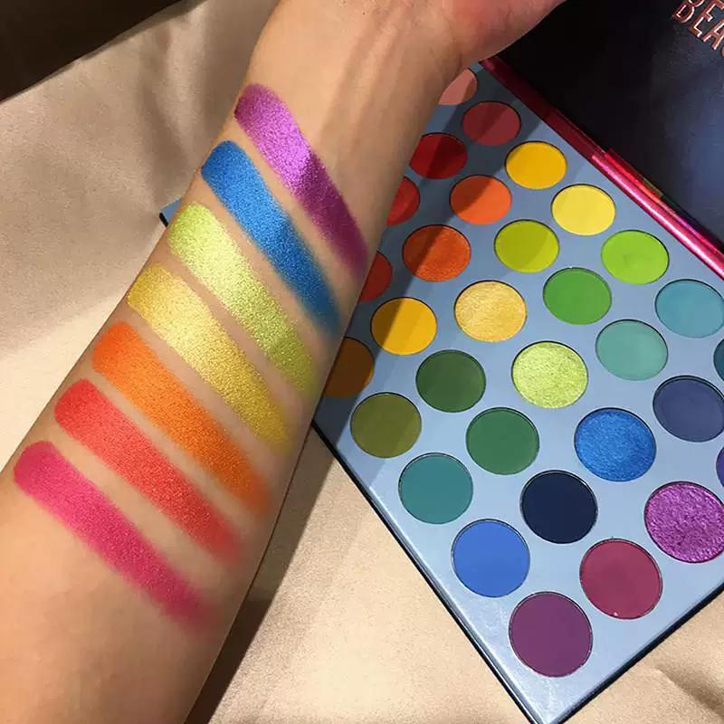 Authentic Beautyglazed Contouring Highlighter Blush Eyeshadow All-In-One Palette Cos Stage Makeup Colorful Multi-Functional Eyeshadow