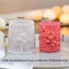 Lily Flower Relief Candle Silicone Mold DIY Linglan Flower Fragrance Smoked Soybean Wax Mold Gypsum Home Decoration Tool