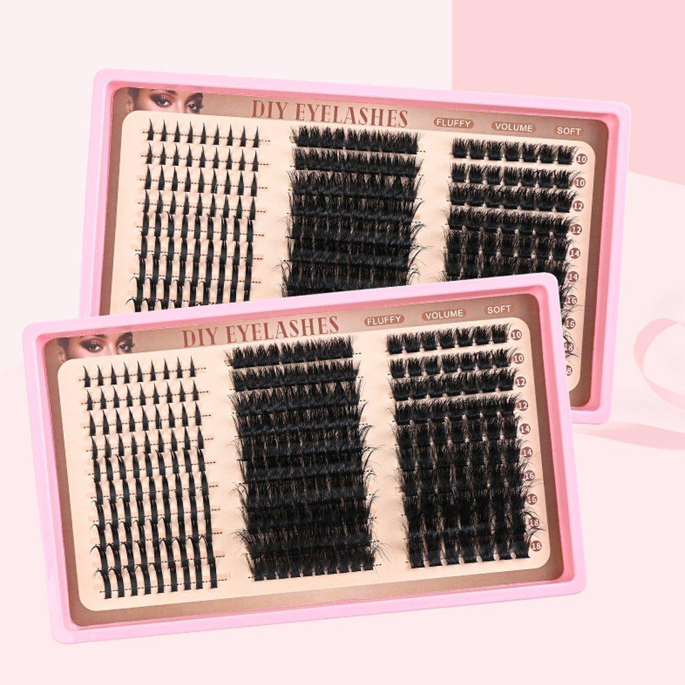 Bond and Seal False Eyelashes 10-18mm Length DIY Lash Extension Kit  Makeup Enhancement