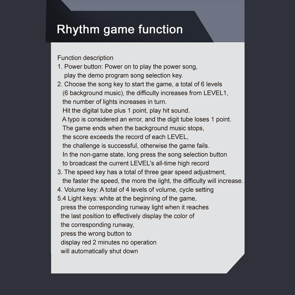 Herní konzole Rhythm Master Speed ​​Push