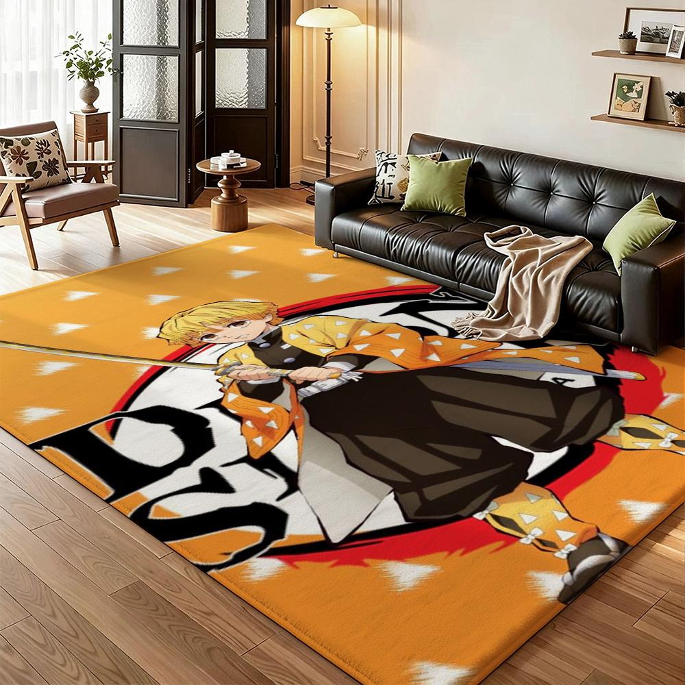 Demon Slayer Guardians Humanity Patterned Rug Allseason Carpet For Bedroom Kitchen Bathroom Home Decor Memorial Gift