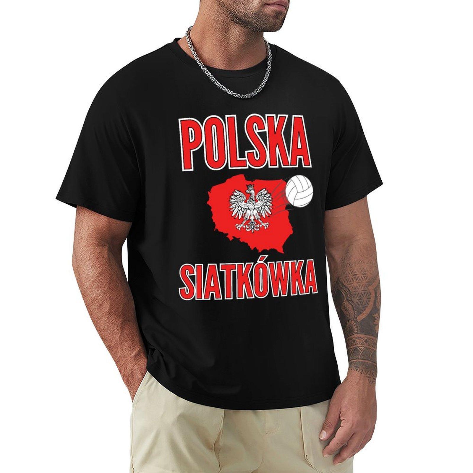 

Volleyball player Poland TShirt graphics custom t shirt mens t shirts 4XL