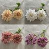 Long 2 Stem Head Dahlia Artificial Silk Flowers Wedding Home Decor Props Photo