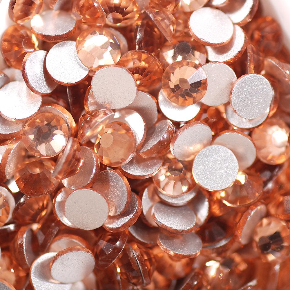 Super Flash Crystal Colored Diamond Nail Glass Diamond, Guomao Flat Bottom A Diamond, Mobile Phone Case Diy Filling Accessories.