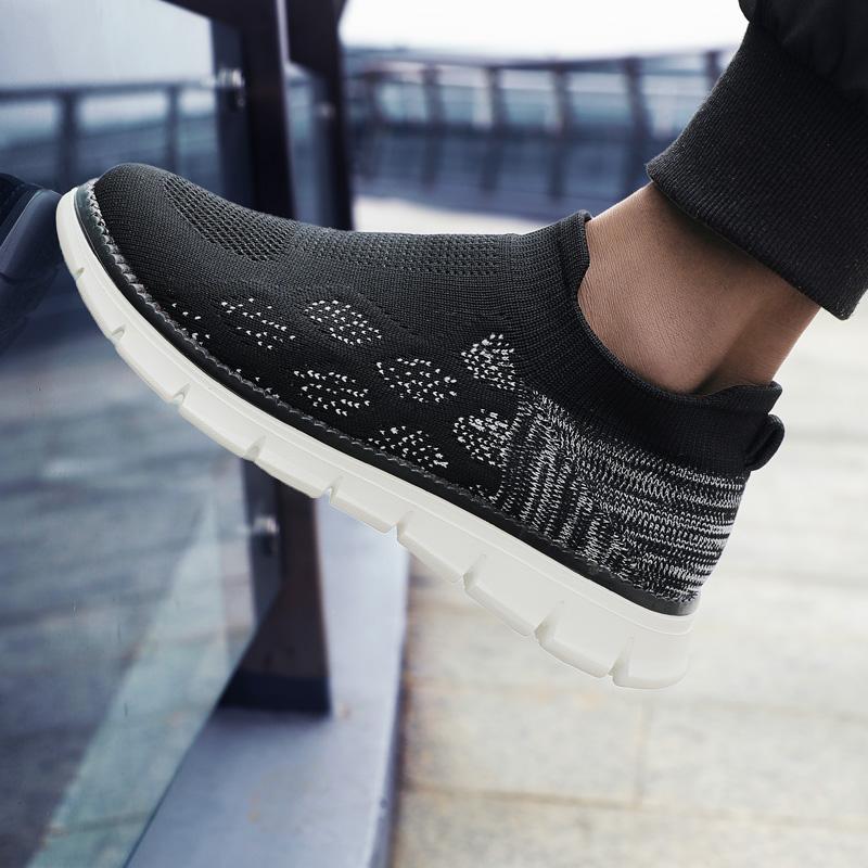 Модные новые мужские повседневные спортивные туфли большого размера — фото 6