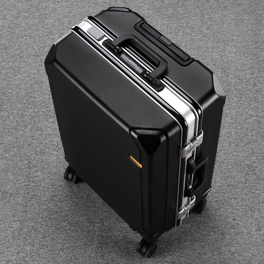 2025 Durable 20" Carry-on Aluminum Suitcase with Universal Wheels for Men and Women
