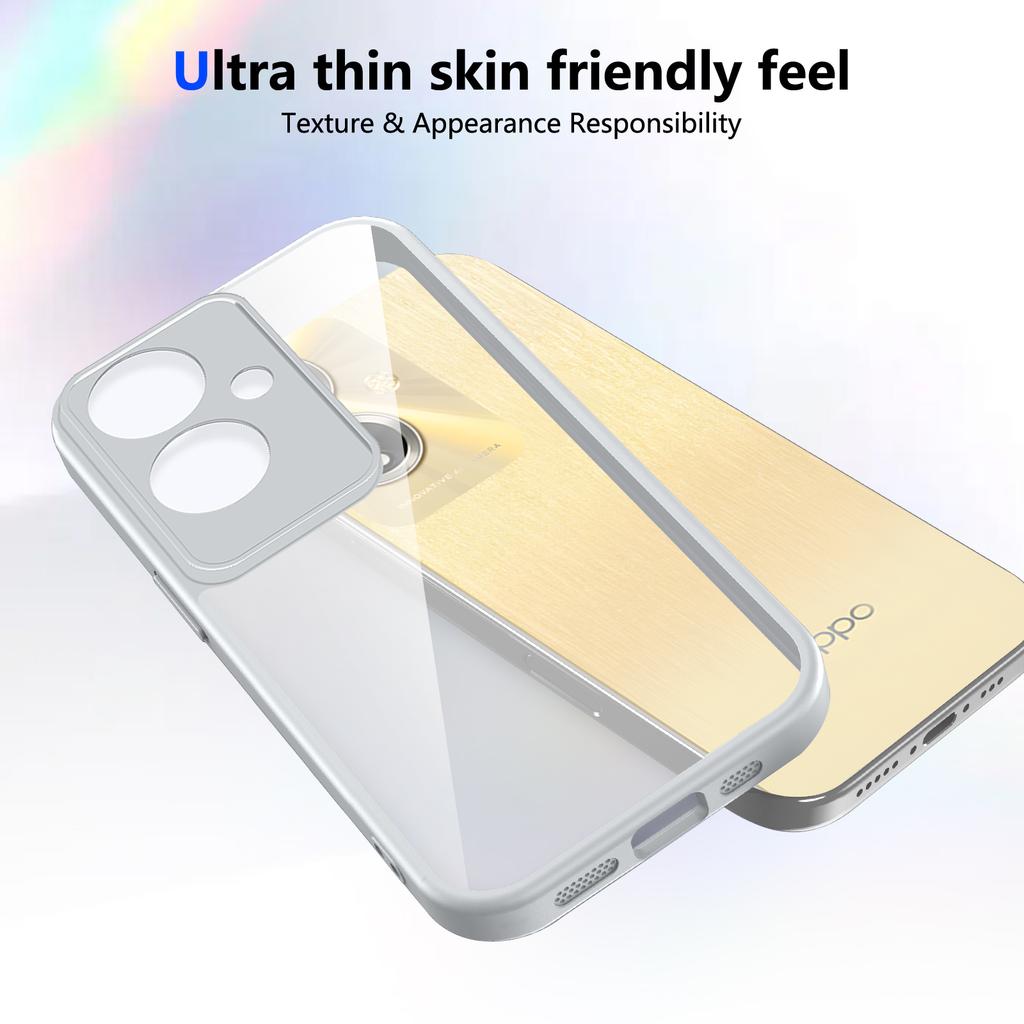 Oppo A79 5G CPH2553 Pouzdro Vzduchový polštářek Silikonové TPU Nárazník Průhledné Matné Zadní kryt Pevné Pouzdro na telefon pro Oppo A79 OppoA79 5G CPH2557