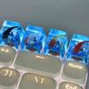 Unique Resin Fish Keycap For Mechanical Keyboards Switches With Glowing Design And Ergonomic Shape