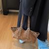 Hollow Rivet Belt Buckle Underarm Shoulder Bag Large Capacity Designer Women Tote Bag Trendy Commuter Top Handle Handbag