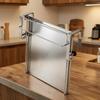 Space-Saving Foldable Cabinet-Door Rack Expandable Fold-down Door with