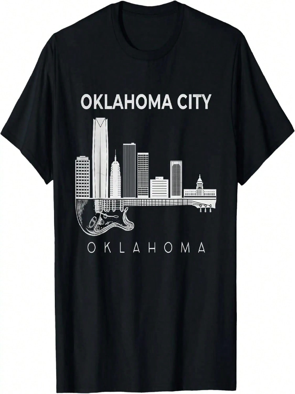Oklahoma Souvenir Music Guitar Souvenir Oklahoma City T-Shirt S разноцветный