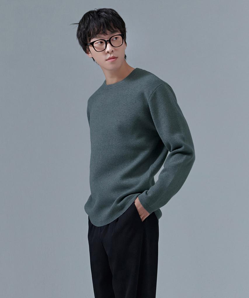 CHASECULT Men'S Basic Round Sweater-Cfrk5217D0G