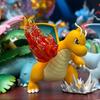 10cm/3.93in Anime Pokemon Figure  Fire Punch Dragonite Figures Pokemon Action Figure Pvc Collection Model Toys Gifts