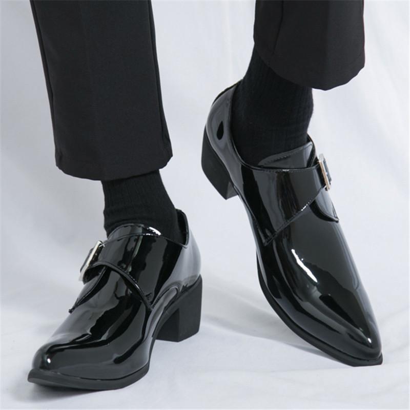 Eleganckie Mokasyny Monk Strap Męskie Designer W szpic Zielone Wsuwane Codzienne Buty Obuwie Ślubne Homecoming Zapatos Hombre