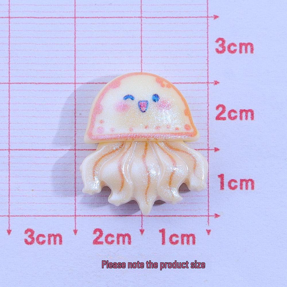 DIY Ozean Oktopus Resin Bastelzubehör: Aufkleber, Haarnadeln, Schmuck und mehr