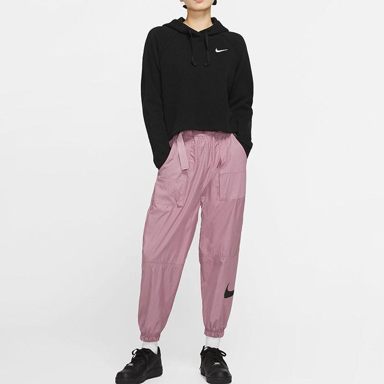 Nike Sweatshirts Women's Black Hooded Moderate Regular CJ2664-010