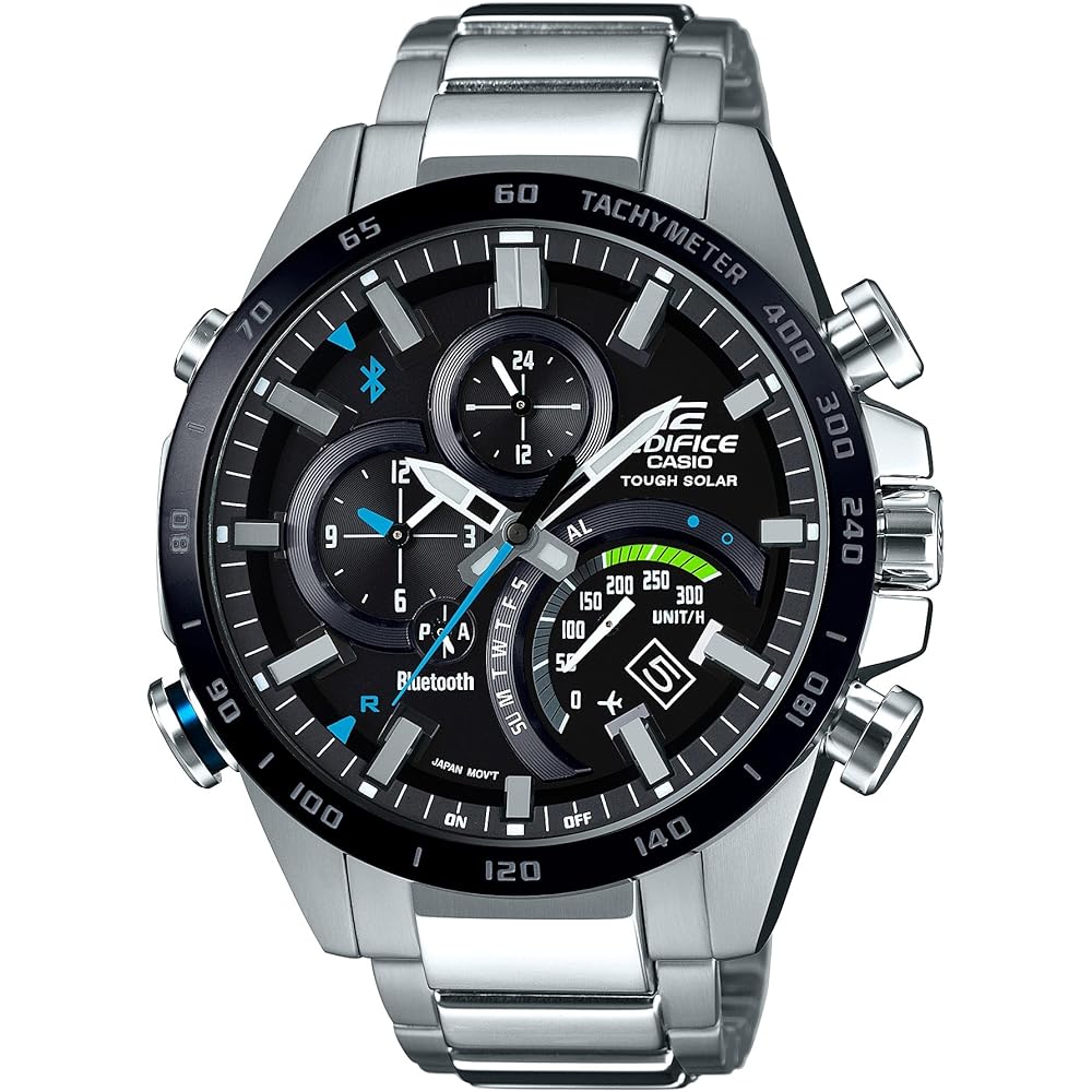 

Casio Edifice EQB-501XDB-1AJF Silver Smart Link Watch Men s Stainless Steel 200m Water Resistant