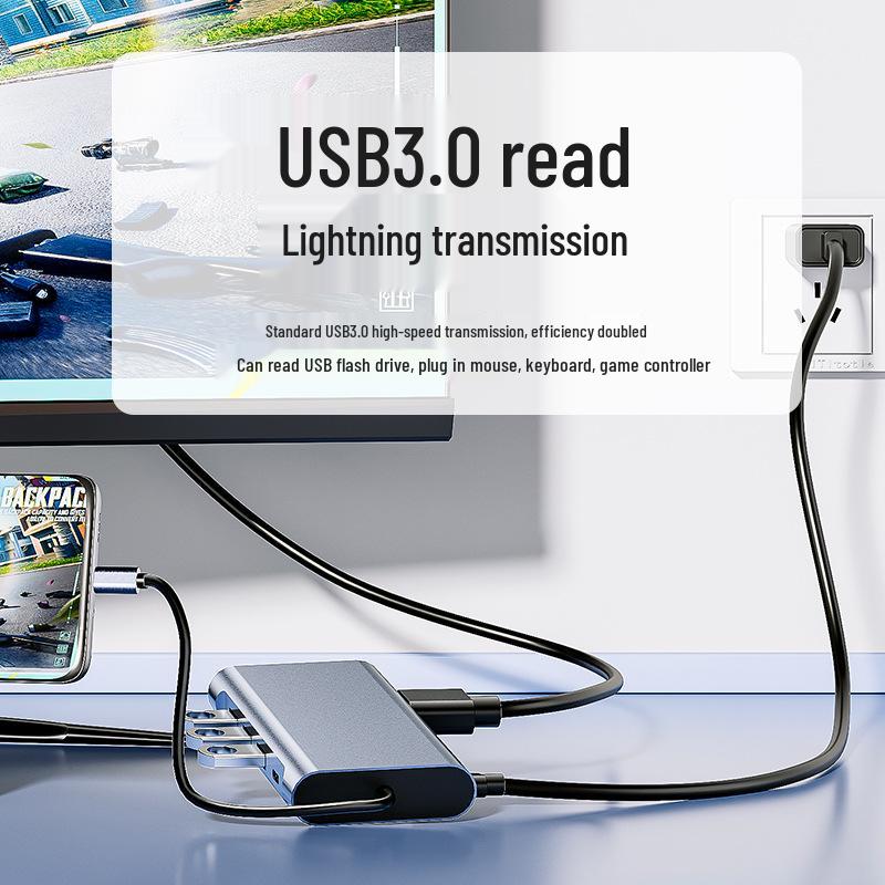 New USB-C Eleven-in-One Gigabit Docking Station with USB 3.0 and VGA Expansion for Laptops