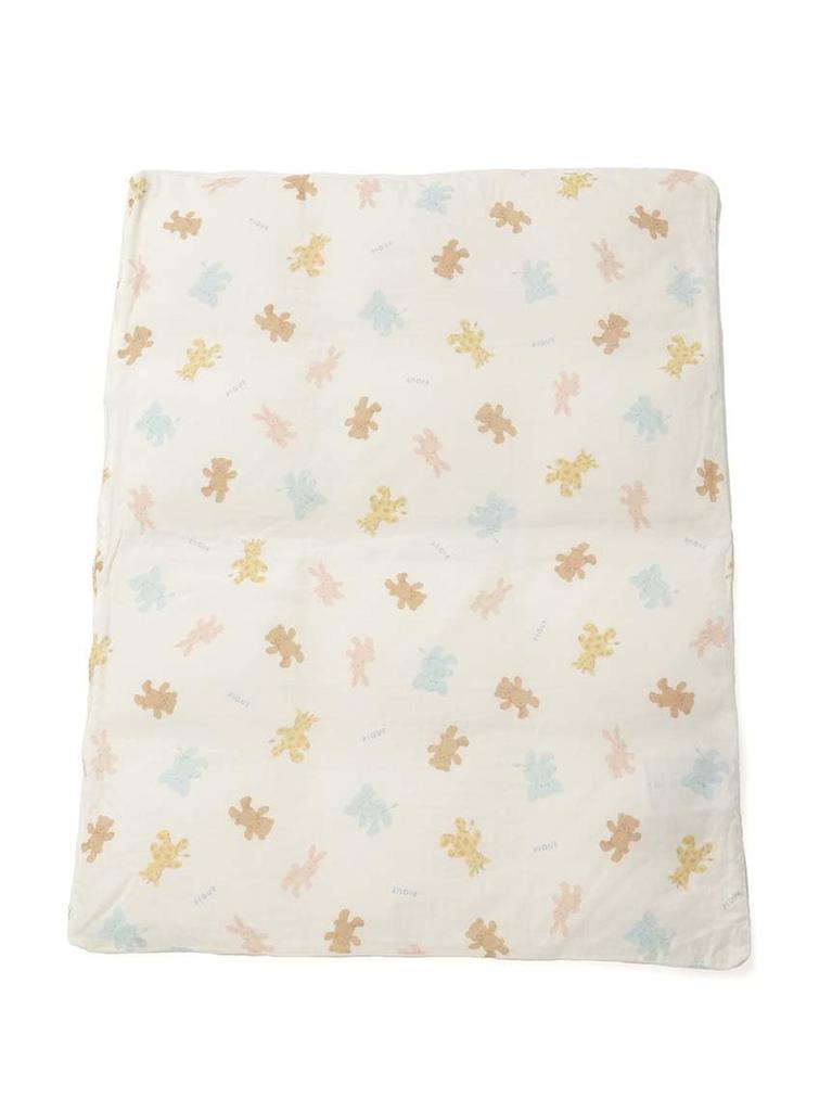 Gelato Pique Sleep BABY Plush Print Duvet Cover (PSGG259041) White/White (F)