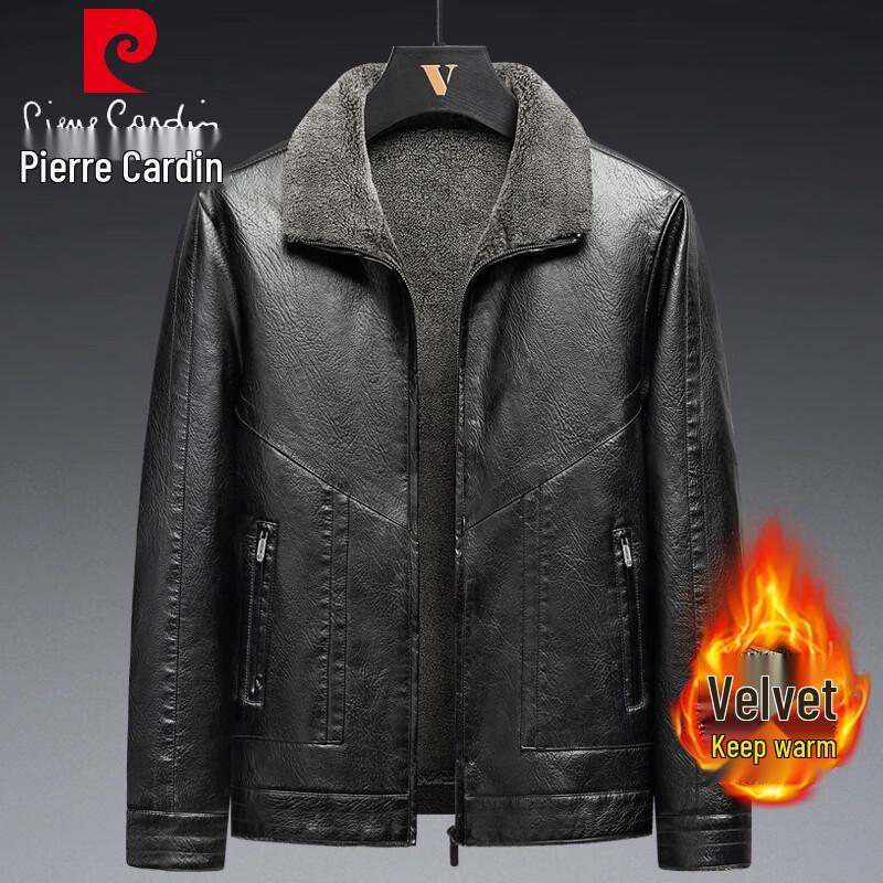 Pierre Cardin Men's Autumn Winter Slim-fit Lapel Jacket