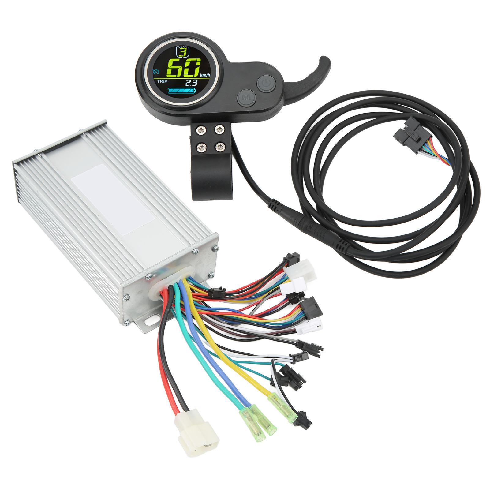 

Electric Bike Scooter Brushless Speed Motor Controller 48V 60V 500W Brushless Motor Controller with LCD Display