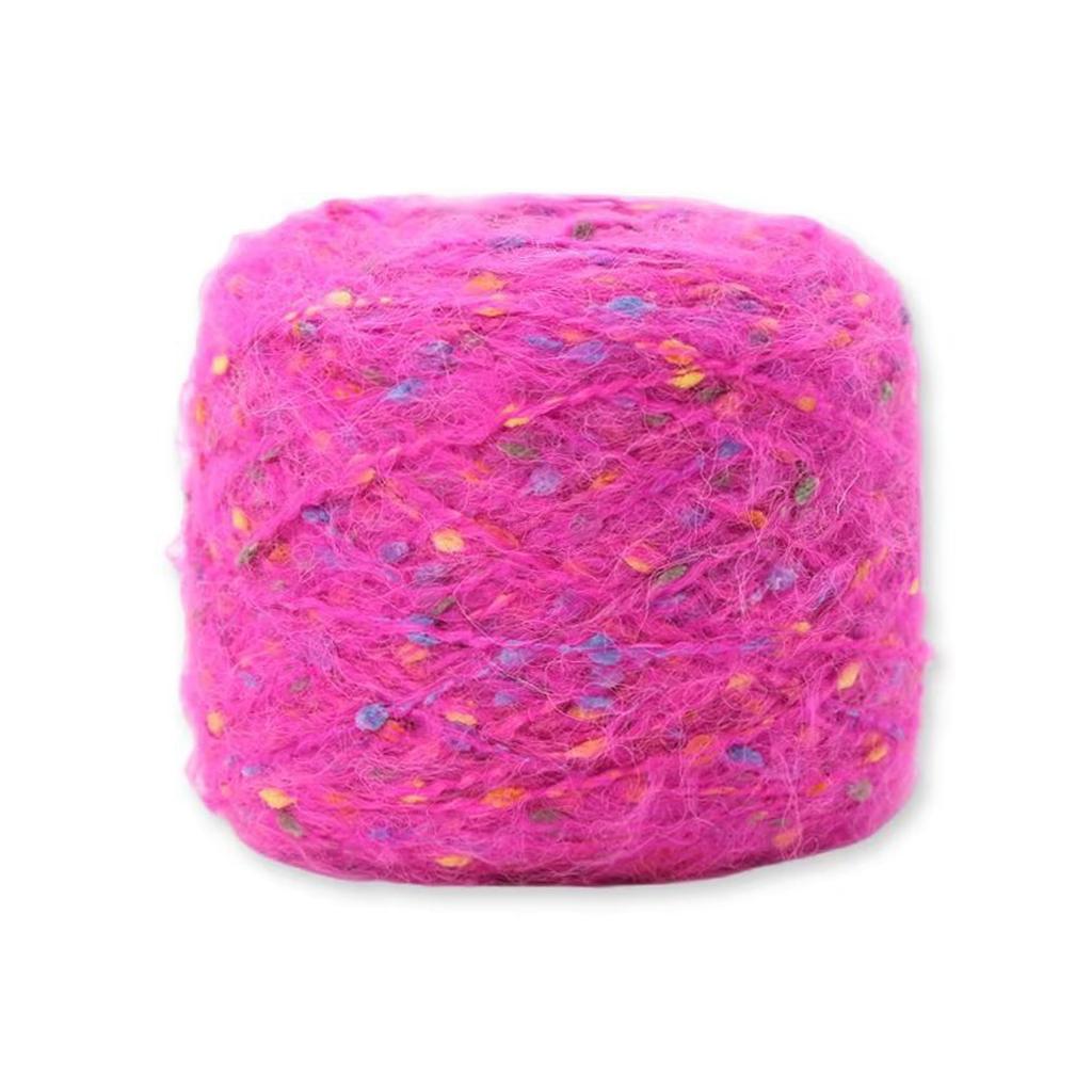 CAPASTEC Wool Mohair Colorful Knitting Extra 100g Per Fluffy Medium Easy To Rose for Handmade Scarves Pom-Pom Yarn, Yarn, Thick, Decorative, Ball,