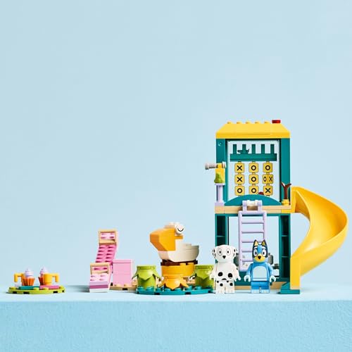 LEGO Bluey and Chloe Playground Toy, Birthday Gift, Educational Building Blocks, Pretend Play for Boys and Girls, Ages 4, 5, and 6, Model 11201