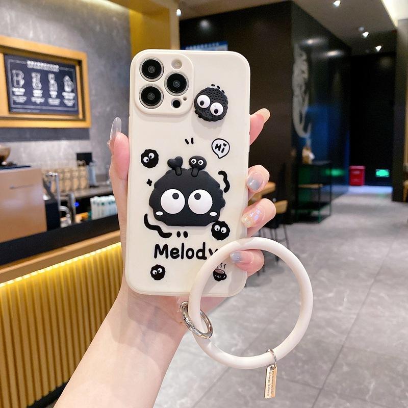 Hot Sale Applicable Redmi 15C Mobile Phone Case Cute Coal Ball Xiaomi POCO M6PRO Three-dimensional Cartoon Funny