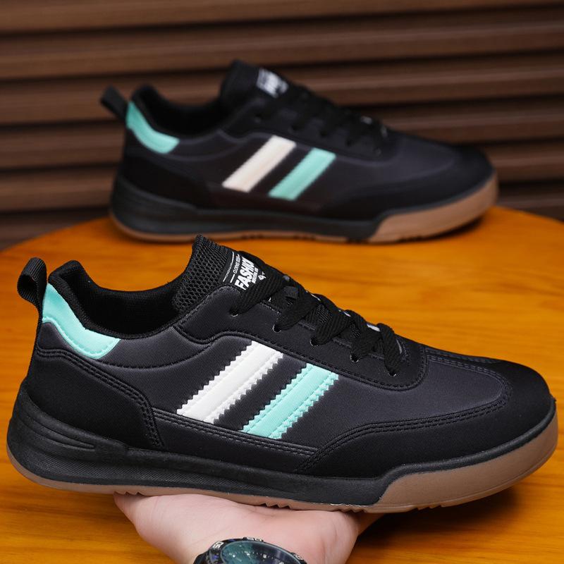 

Men s shoes board shoes summer casual sports shoes fashion versatile casual shoes breathable non-slip wear-resistant 44 чёрный