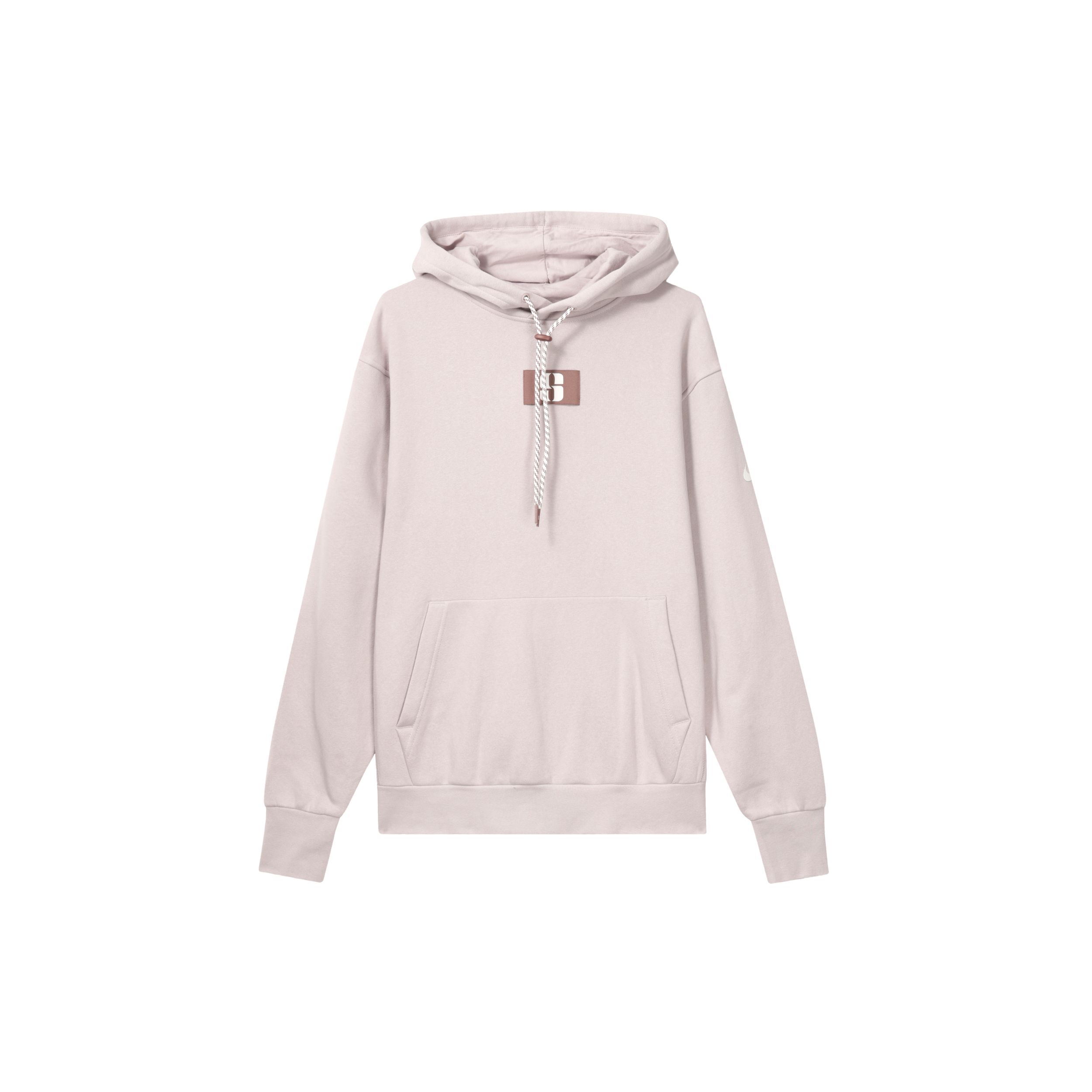 

Nike Флисовая толстовка с капюшоном Sabrina Letter Tag, женские топы, серый, фиолетовый FJ4450-019 M